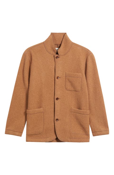 Boiled Wool Chore Jacket