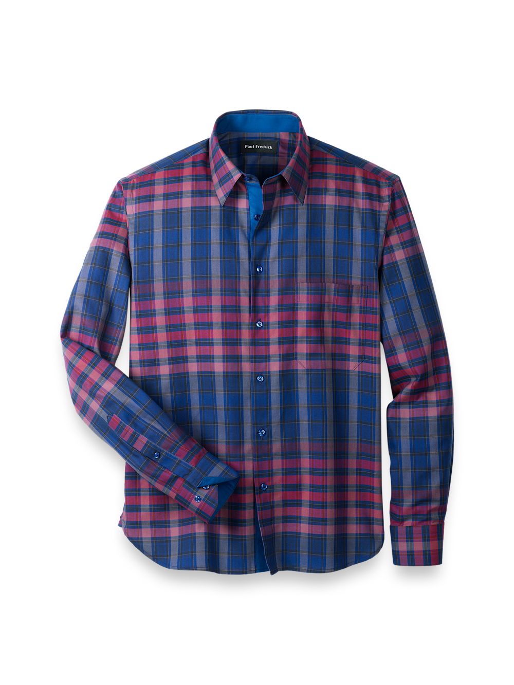 selected Blue/Burgundy