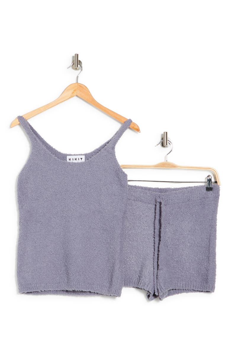KIKIT Teddy Tank Top & Shorts Pajama Set, Alternate, color, 