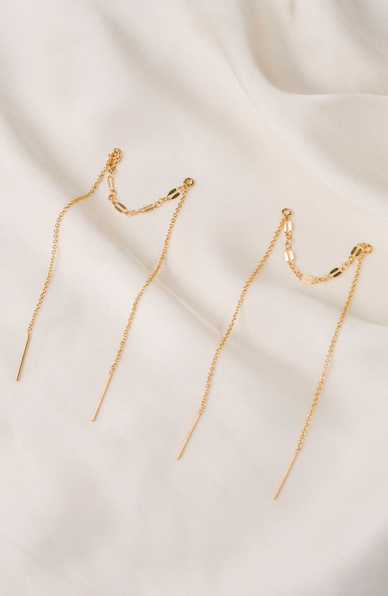 Set & Stones Pearce Threader Earrings, Alternate, color,