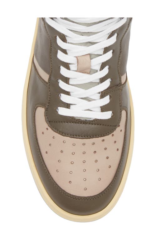 Collegium Pillar Destroyer High Top Sneaker In Green