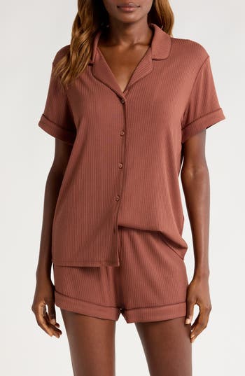 Nordstrom Moonlight Eco Rib Short Pajamas