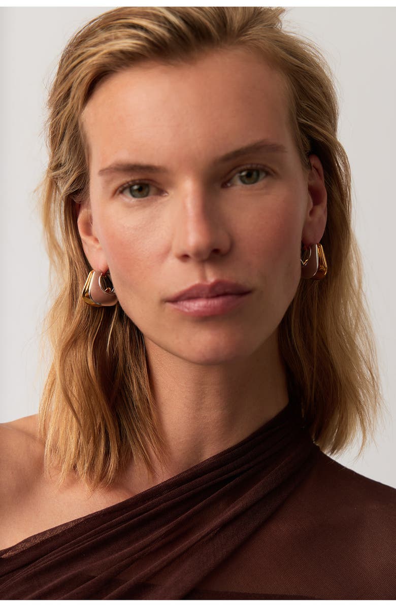 Missoma Mixed Metal Hoop Earrings, Alternate, color, 