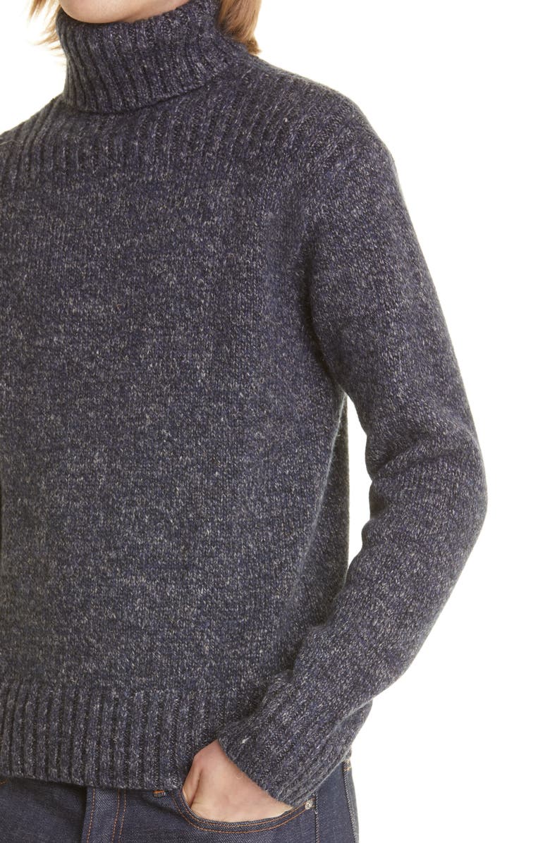 Double RL RRL Wool Blend Turtleneck Sweater, Alternate, color, 