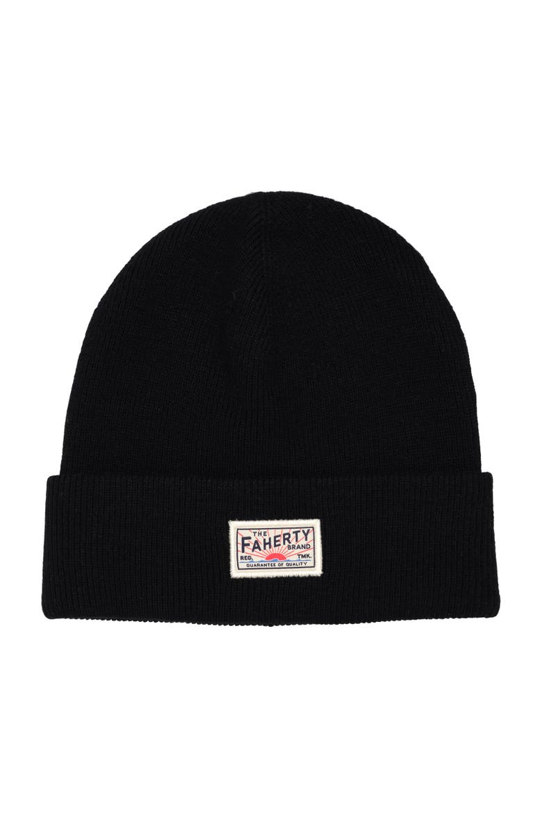 Core Logo Beanie, Main, color, Black
