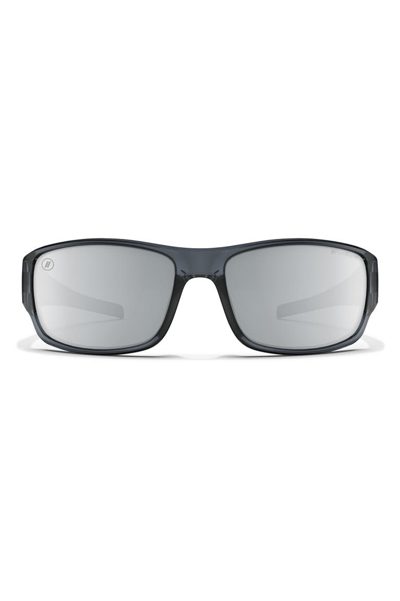 Lakeview 59mm Polarized Square Sunglasses, Main, color, GRAY