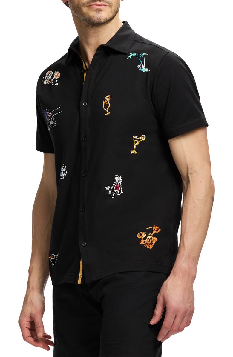 Robert Graham Boat Day Short Sleeve Shirt, Alternate, color, 