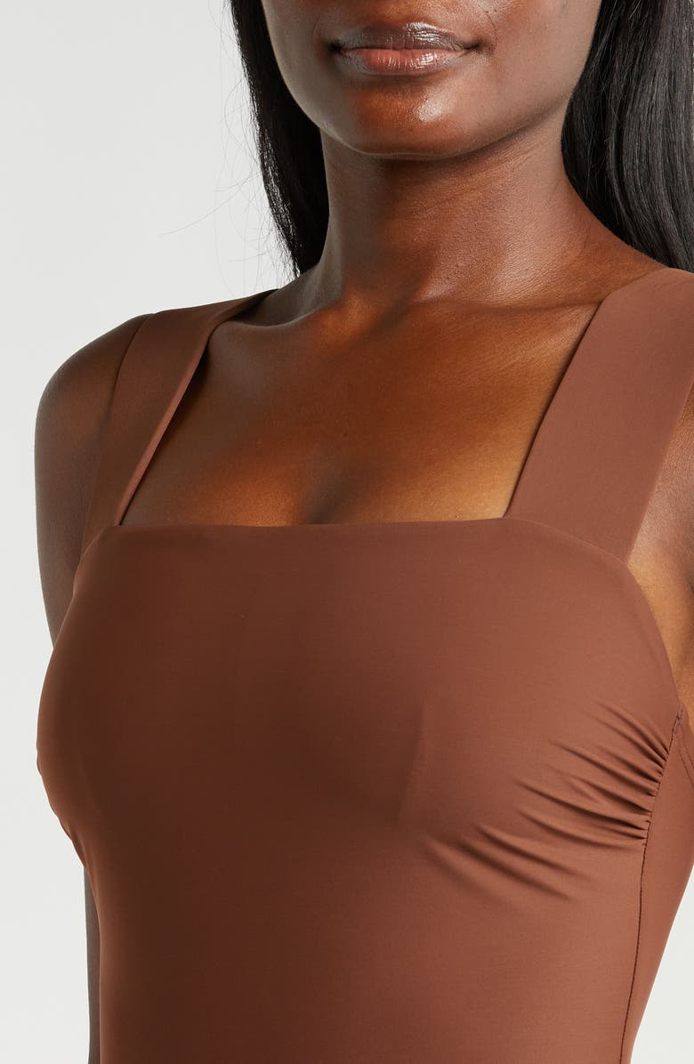 BONDI BORN Gwen Square Neck One-Piece Swimsuit, Alternate, color,