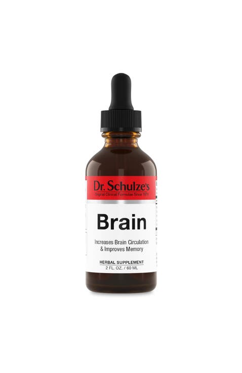 Brain Formula Supplement for Clear Thinking, Focus, Healthy Eyesight and Hearing Support, Plant-Based Ingredients, Gluten-Free