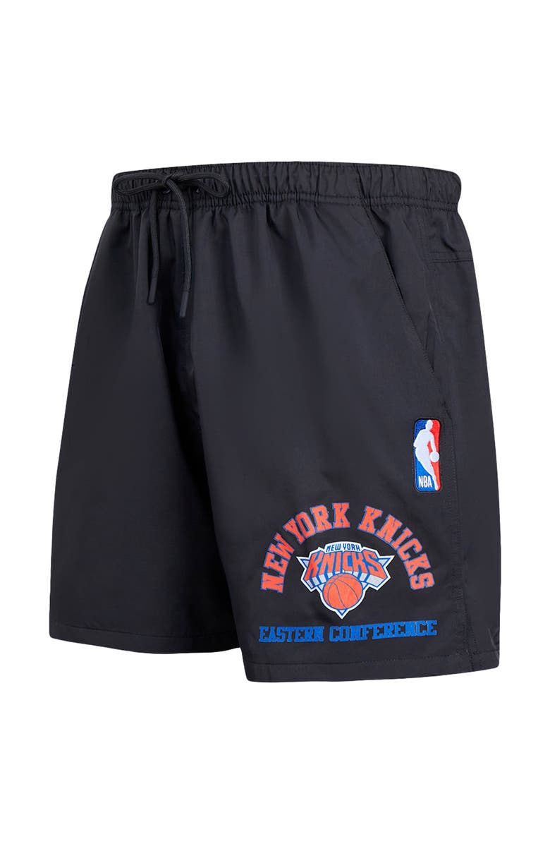 PRO STANDARD Men's Pro Standard Black New York Knicks Area Code Shorts, Alternate, color, 