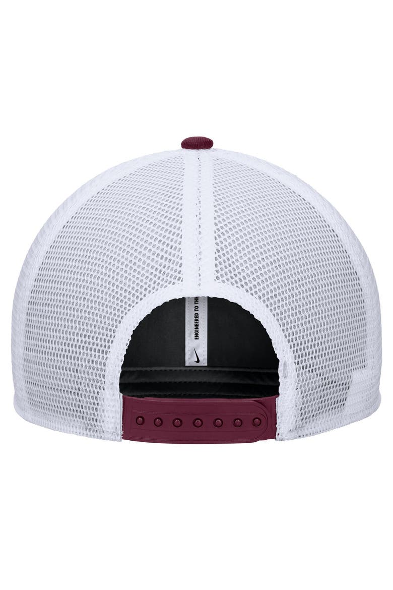 Men's Nike Maroon Virginia Tech Hokies Rise Adjustable Trucker Hat, Alternate, color, Maroon