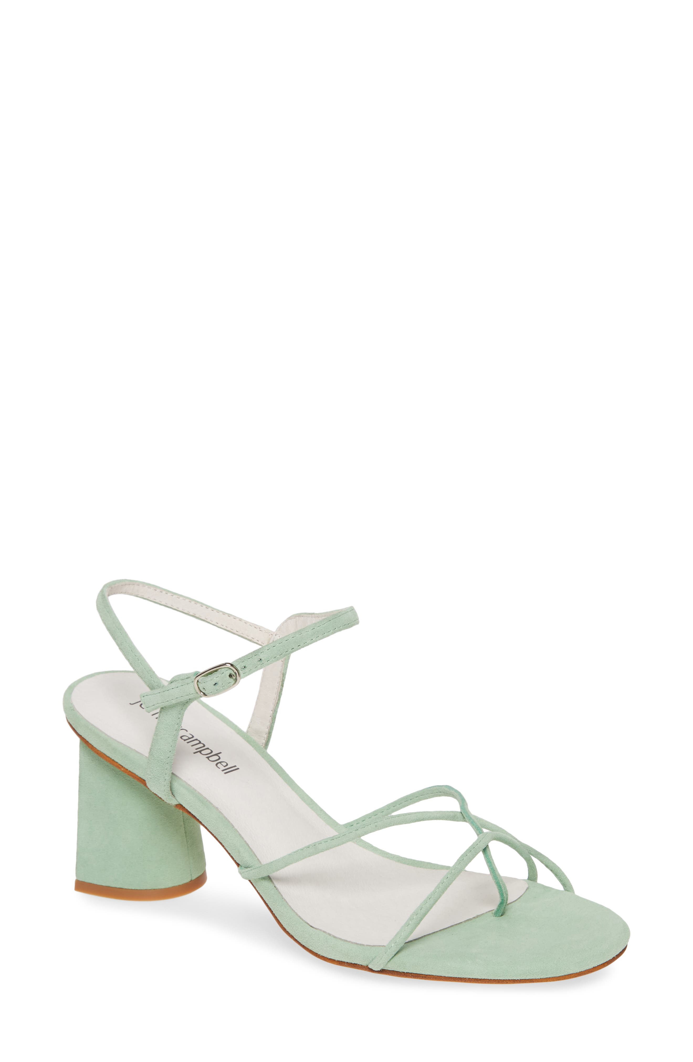 Yanyu Strappy Sandal, Main, color, MINT SUEDE