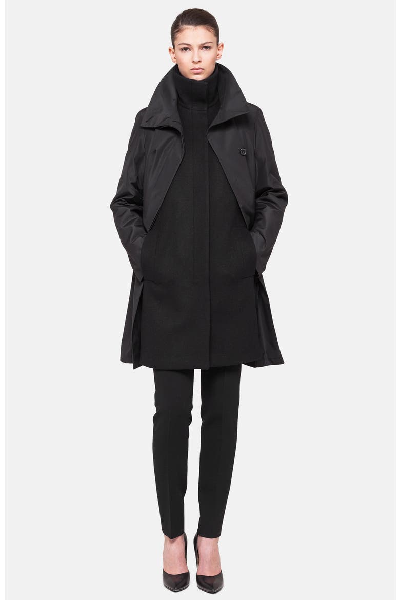 3-in-1 Technical Coat, Main, color, BLACK