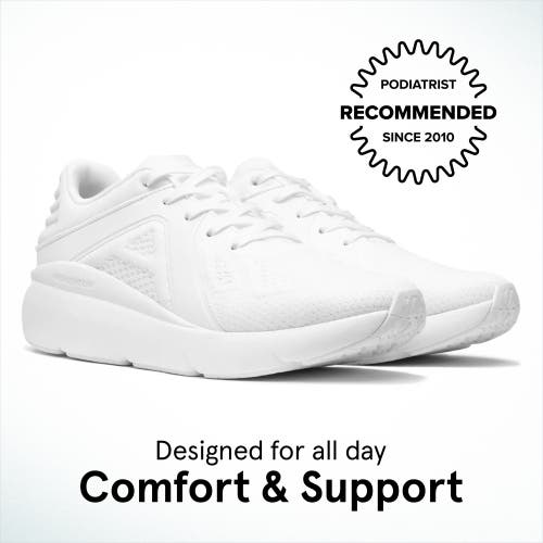 Abeo Mxv Shift Sneaker In Bright White - Metatarsal