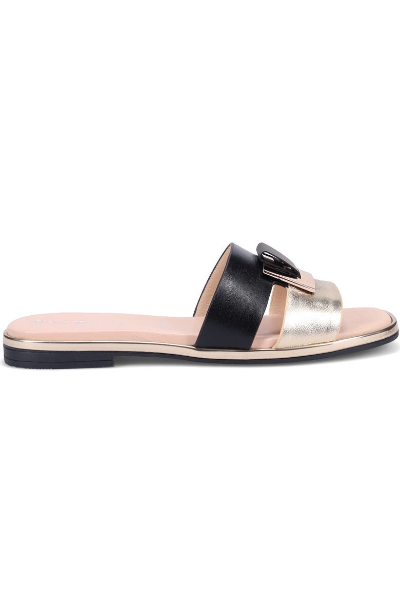 Ron White Valinda Slide Sandal, Alternate, color, Onyx