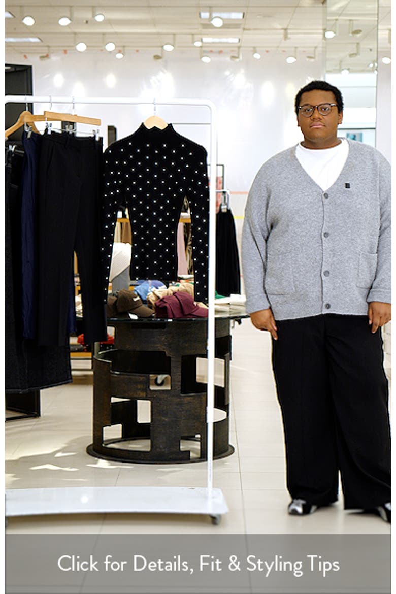 Embellished Rib Mock Neck Sweater video