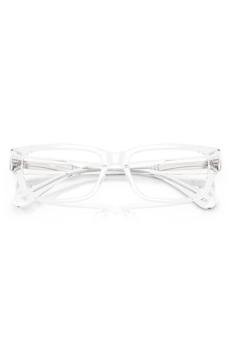 DIESEL<sup>®</sup> 56mm Square Optical Glasses, Alternate, color, Shiny Cristal/ Demo