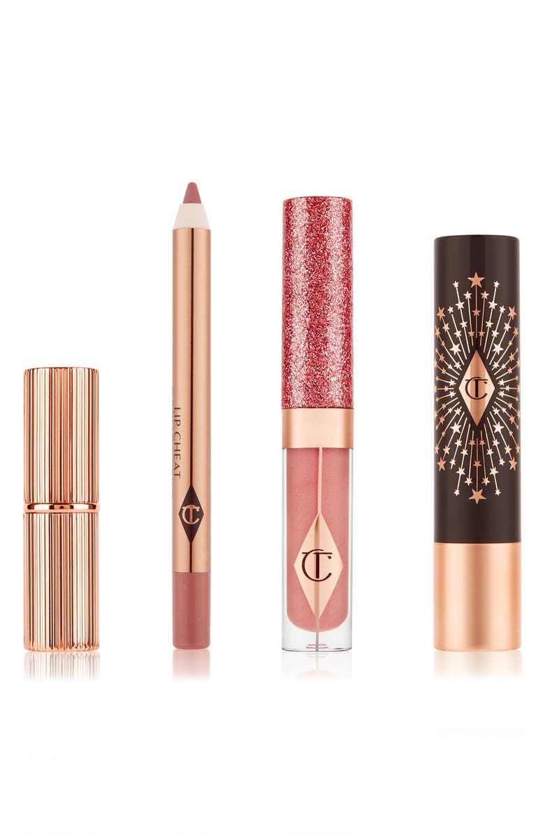 Charlotte Tilbury Pillow Talk Lip Wardrobe (Limited Edition) $74 Value, Alternate, color, 