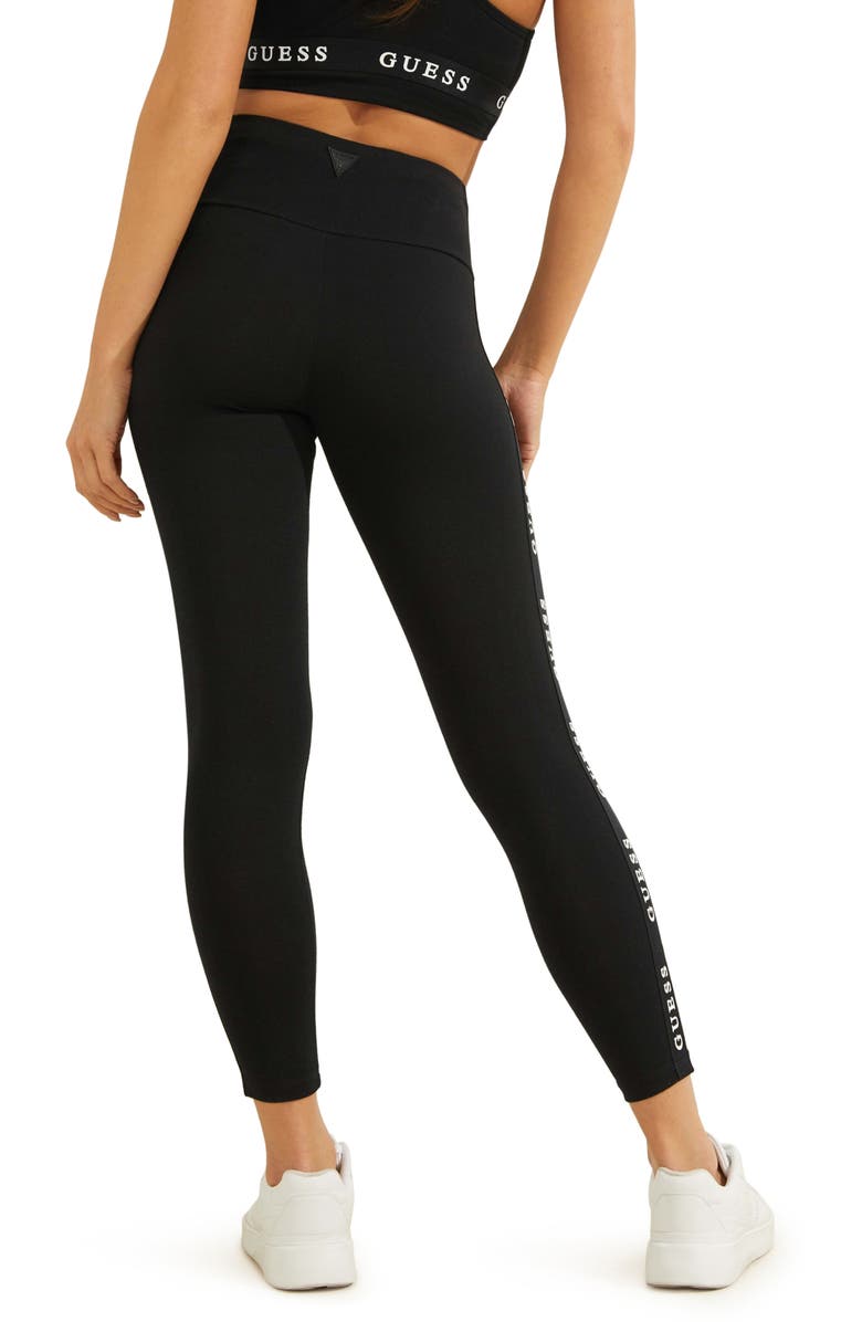 GUESS Logo Tape Leggings, Alternate, color,