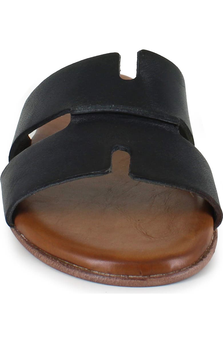 Artisan Crafted By Zigi Allony Leather Flat, Alternate, color, Black