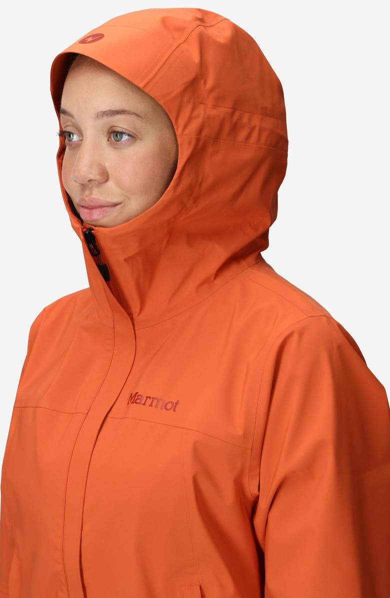 Marmot PreCip<sup>®</sup> Eco Pro Waterproof Hooded Jacket, Alternate, color, Ginger Blossom