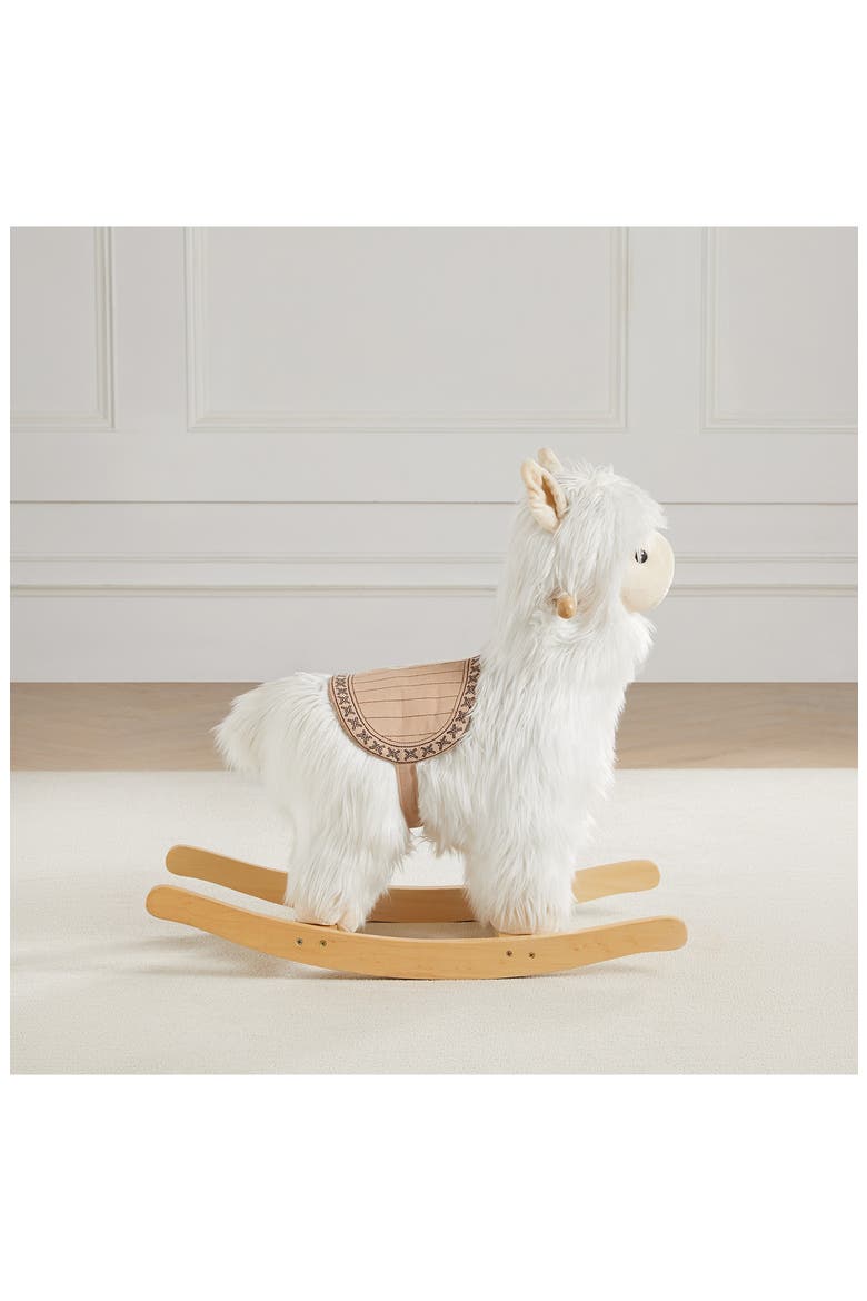 Alpaca Rocker Toy, Alternate, color, MULTI