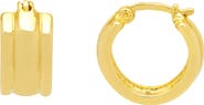 Estella Bartlett Chunky Textured Hoop Earrings