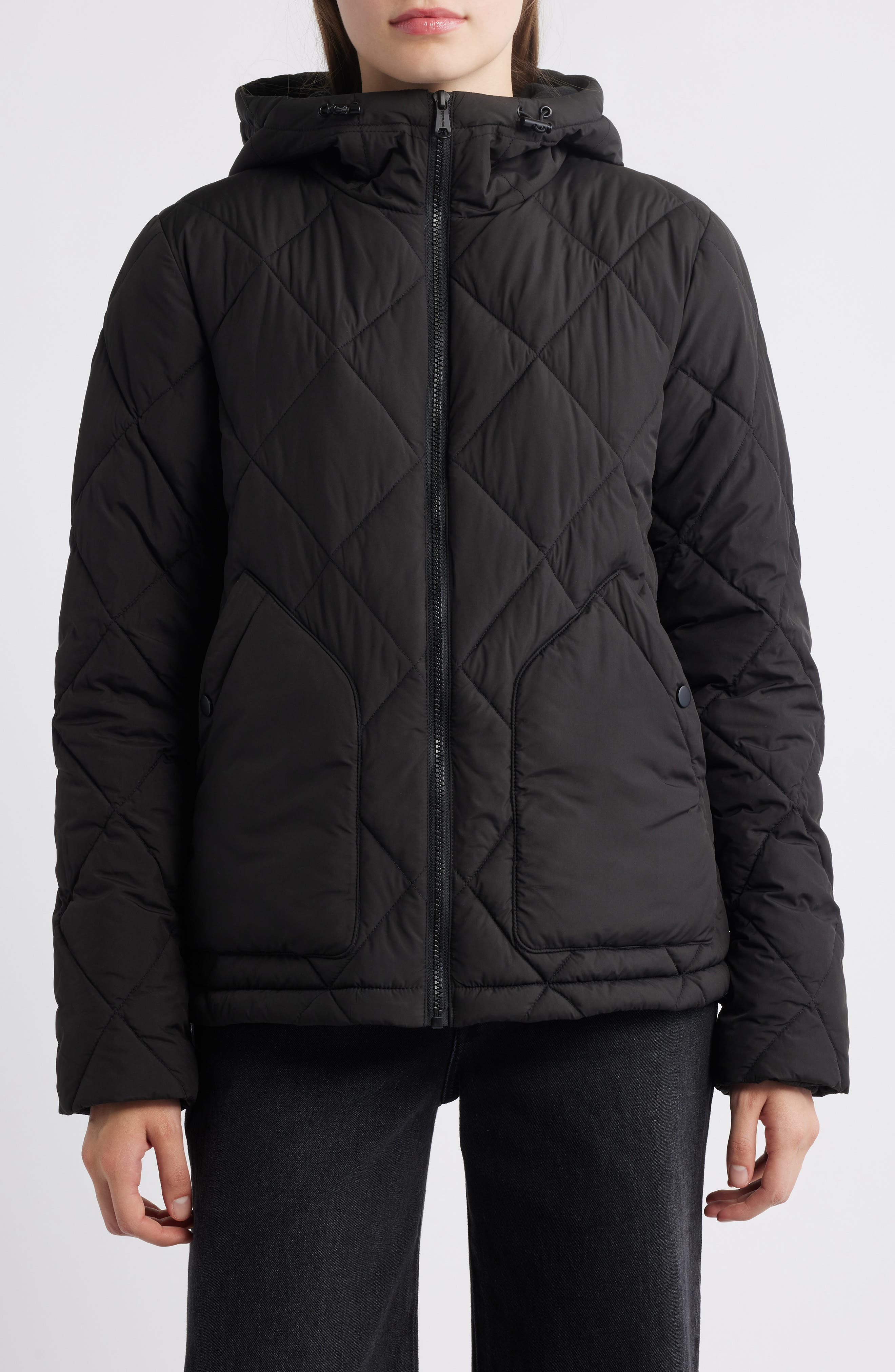 Bernardo Quilted Packable Puffer Jacket