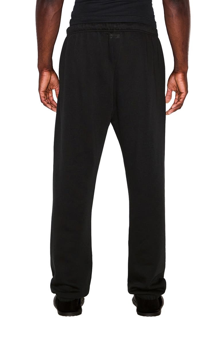 FLEECE LOUNGE RELAXED JOGGER, Alternate, color, WASHED ONYX