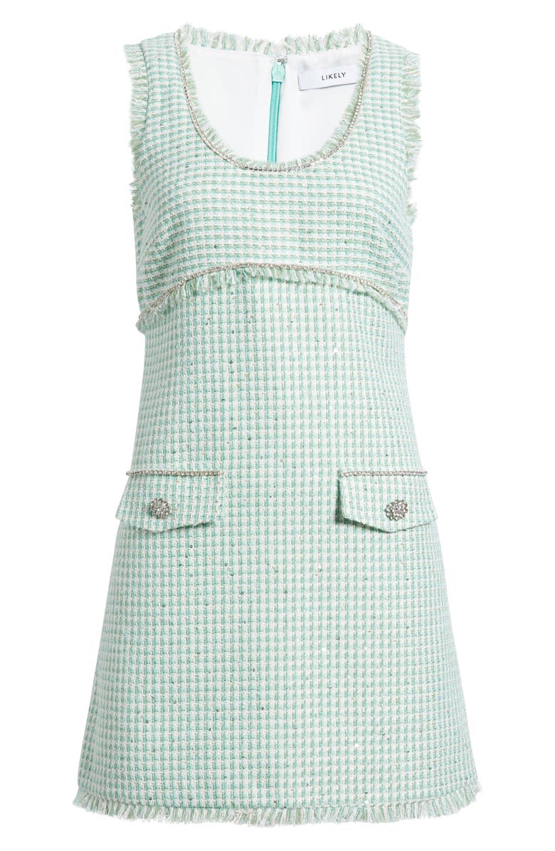 LIKELY Camden Fray Tweed Minidress, Alternate, color, 