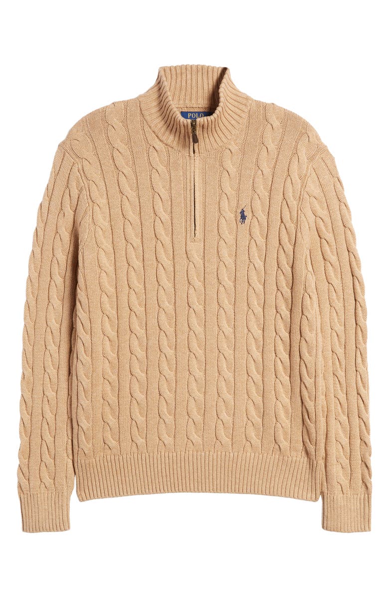 Polo Ralph Lauren Cotton Cable Knit Sweater, Alternate, color,