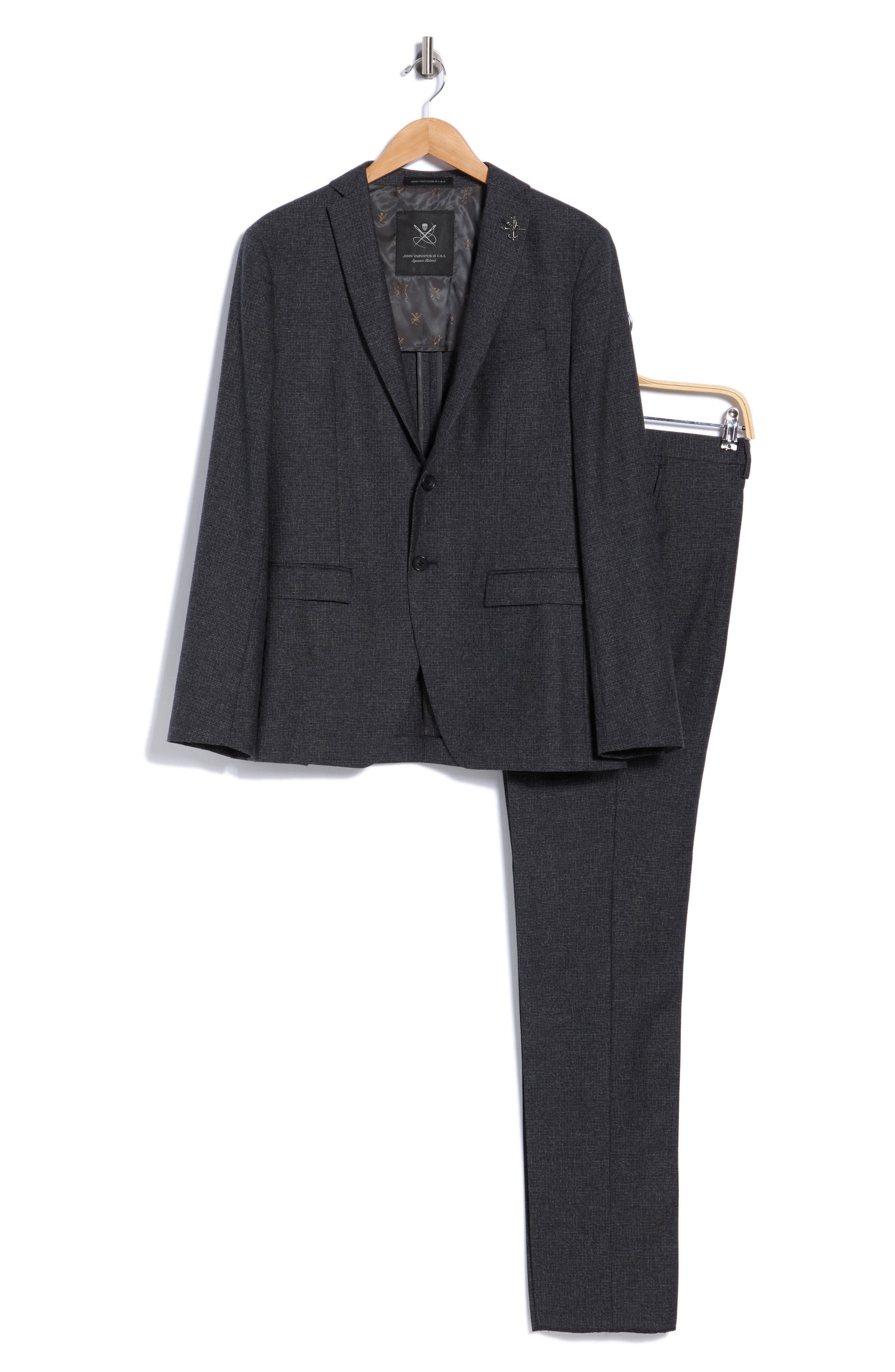 Mini Check Two Button Suit