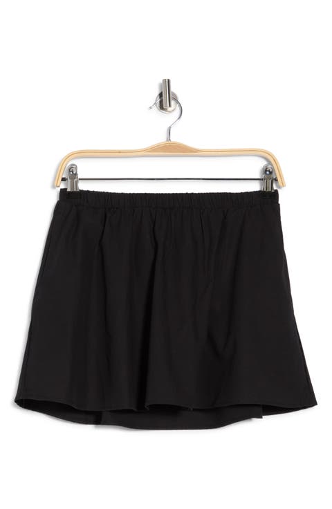 Solid A-Line Skort