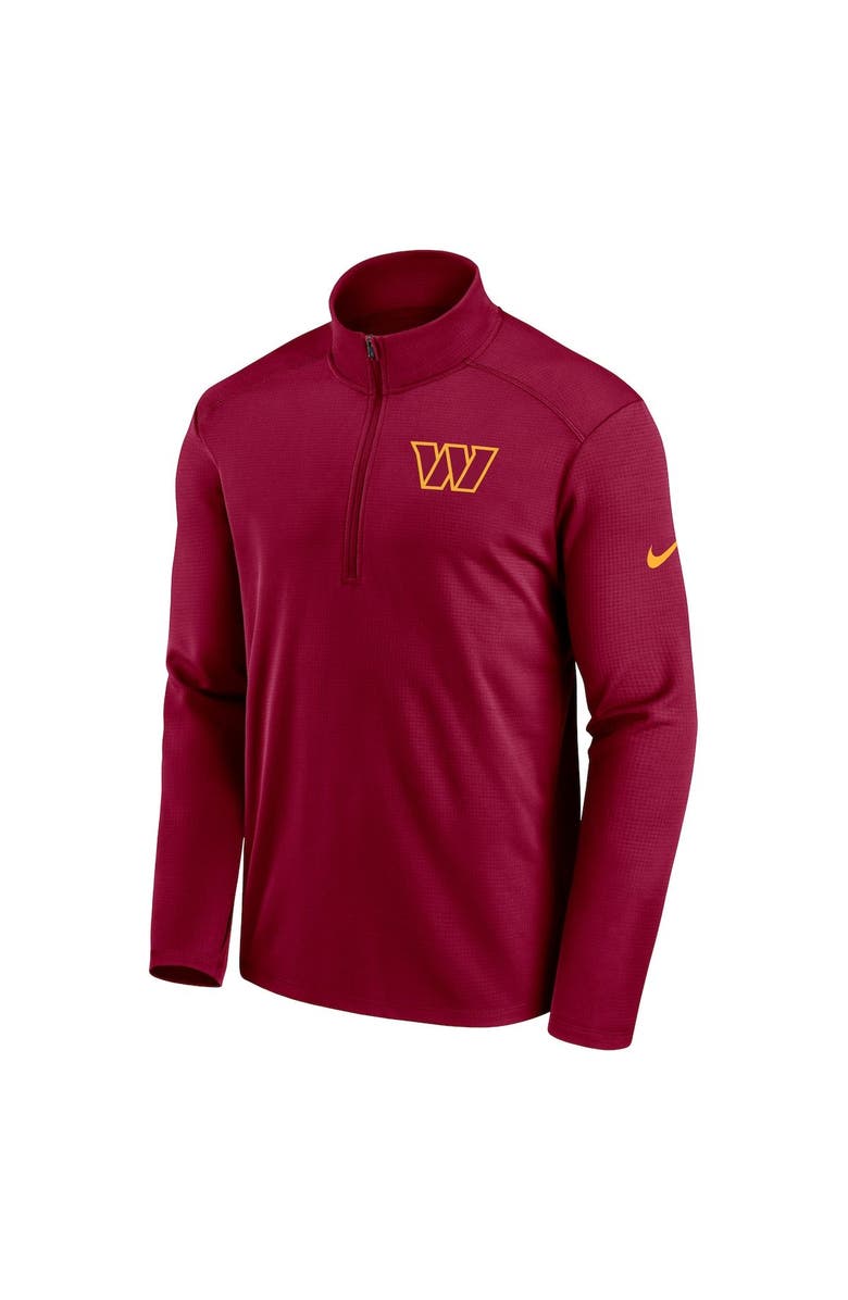 Nike Men's Nike  Burgundy Washington Commanders Pacer Half-Zip Top, Alternate, color, 
