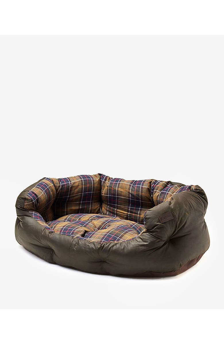Barbour Waxed Cotton Dog Bed, Alternate, color, 