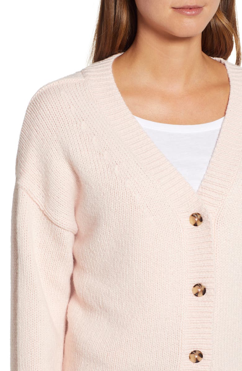 Lou & Grey Abbreviated Boyfriend Cardigan, Alternate, color, 