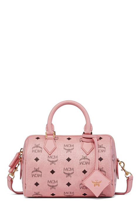 Small Ella Boston Bag in Visetos