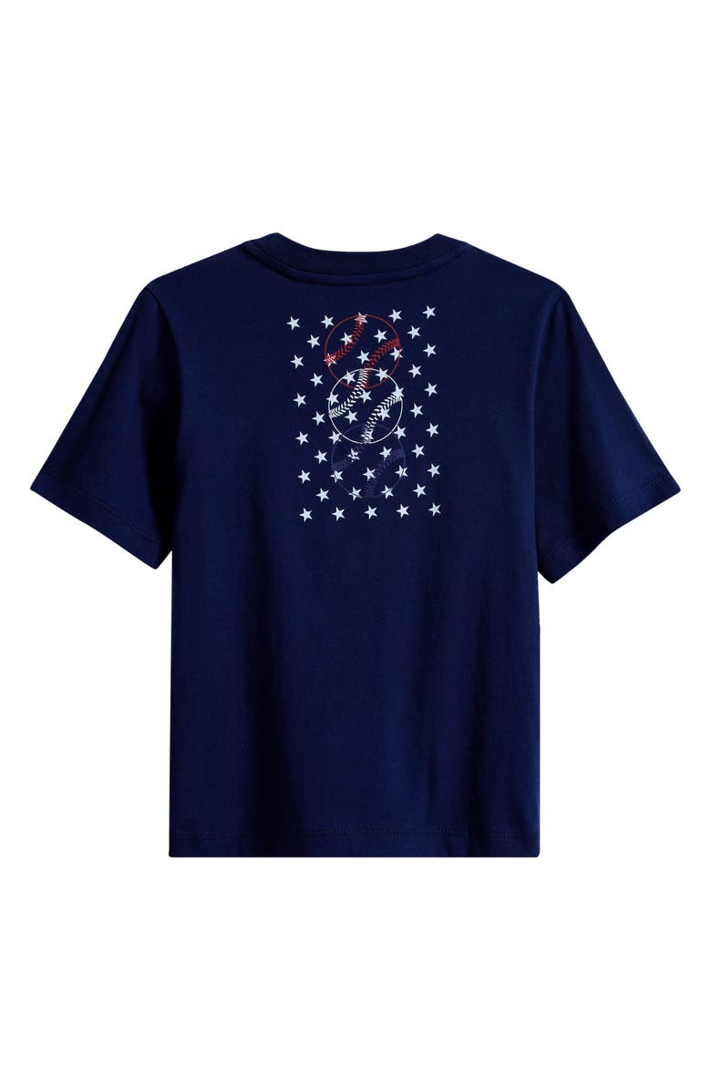 AMERICAN FIT Kids' Baseball Stars Graphic T-Shirt, Alternate, color, Navy Blue