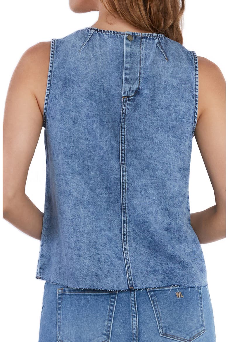 Denim Tank Top, Alternate, color, WELL BLUE