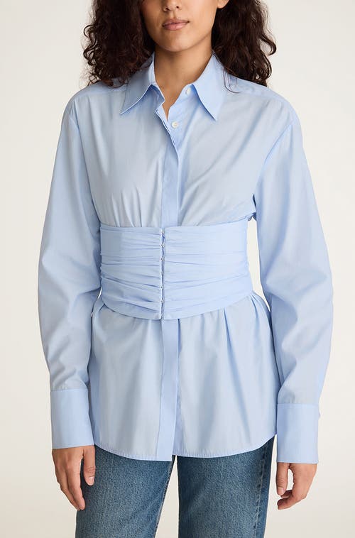 REBECCA TAYLOR REBECCA TAYLOR CORSETED BUTTON DOWN