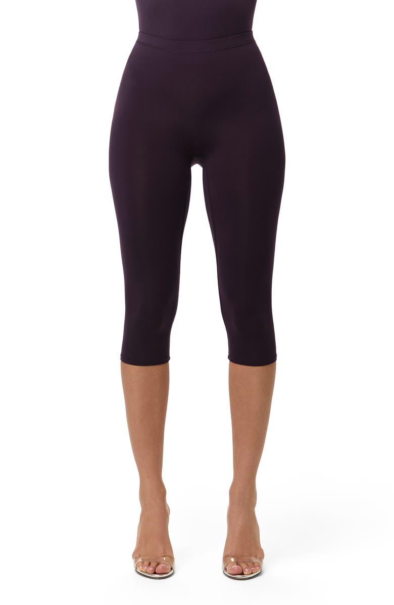 Naked Wardrobe Capri Leggings, Main, color, Blackberry