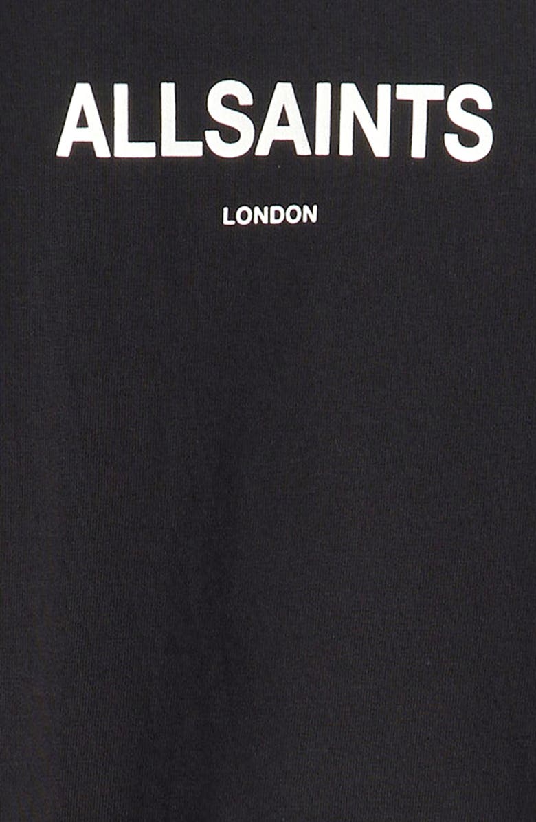 smALLSAINTS by ALLSAINTS Kids' Oversize Logo Tape Cotton T-Shirt & Shorts Set, Alternate, color, Black