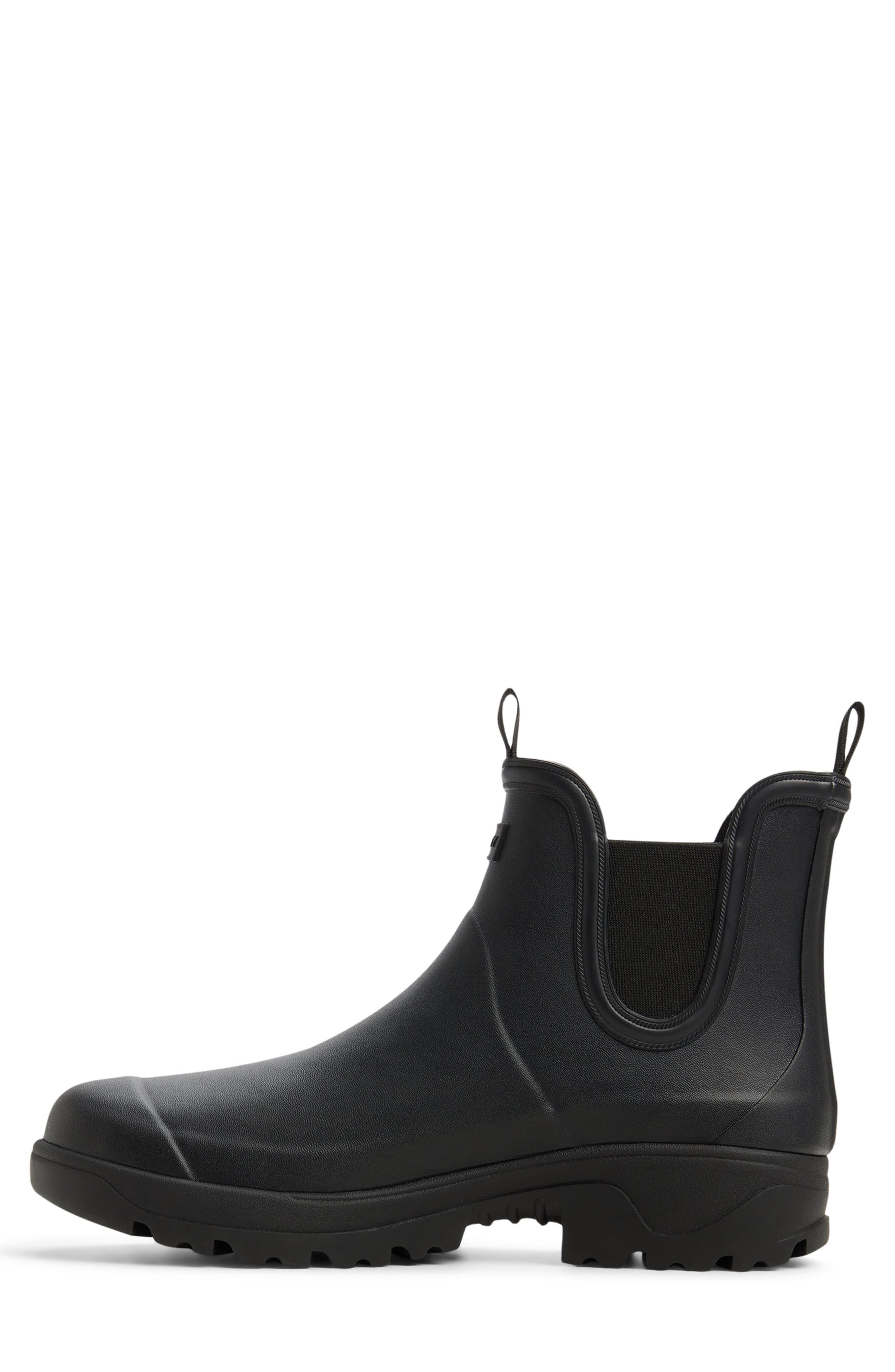 Dryhaven Rain Boot, Alternate, color, BLACK SYNTHETIC RUBBER