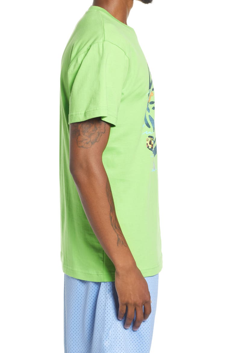 Men's Caribe Graphic Tee, Alternate, color, GREEN FLASH