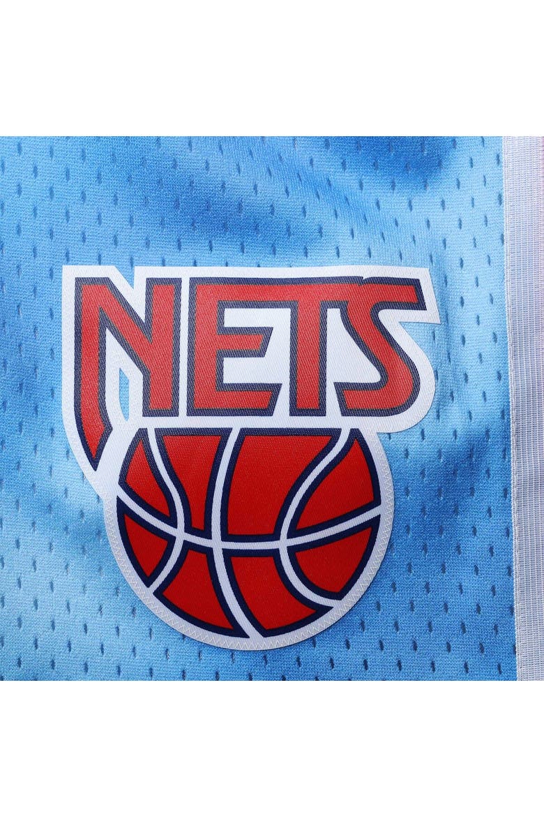Men's Mitchell & Ness Blue New Jersey Nets Big & Tall Hardwood Classics Team Swingman Shorts, Alternate, color, Blue