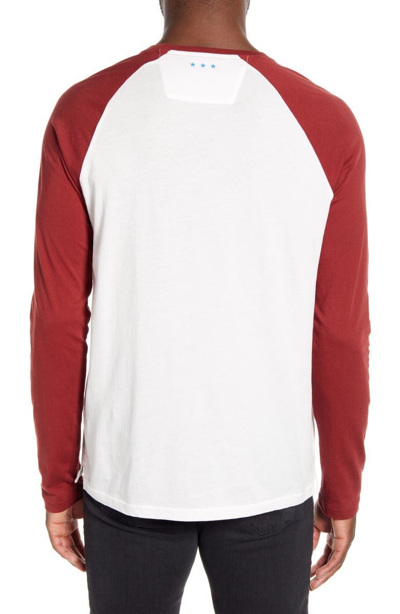 John Varvatos Star USA Led Zeppelin '77 Raglan Graphic Tee, Alternate, color, 