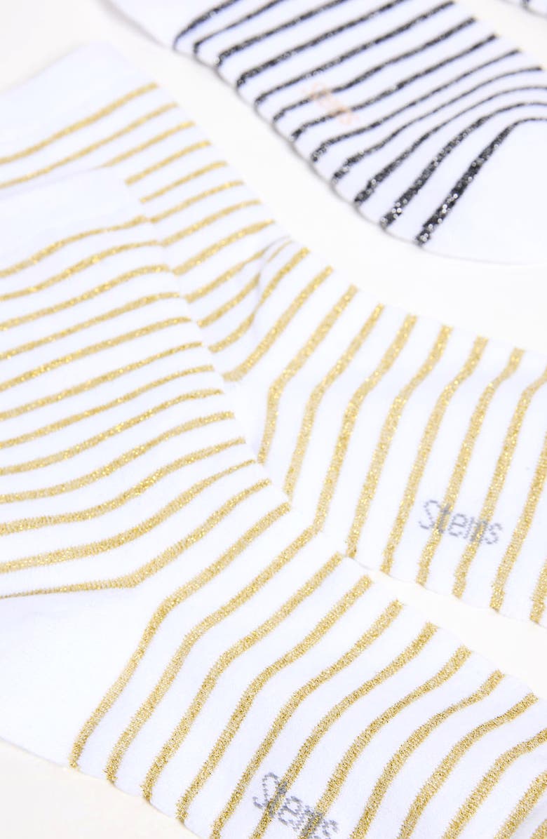 Stems Assorted Two-Pack Stripe Crew Socks, Alternate, color, 