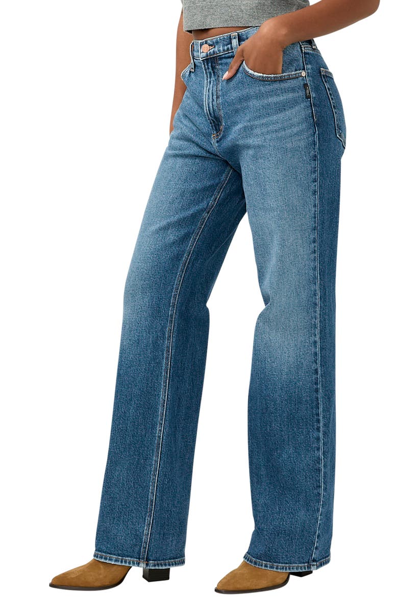 Silver Jeans Co. Baggy Bootcut Jeans, Alternate, color, Acoustic
