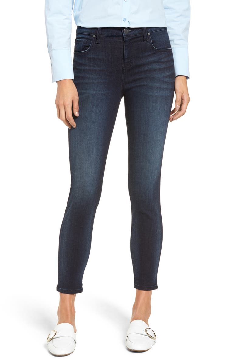 KUT from the Kloth Donna High Waist Skinny Ankle Jeans, Main, color, 