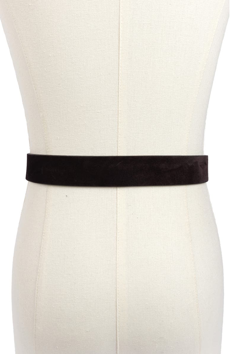 Kurt Geiger London Mayfair Suede Belt, Alternate, color,